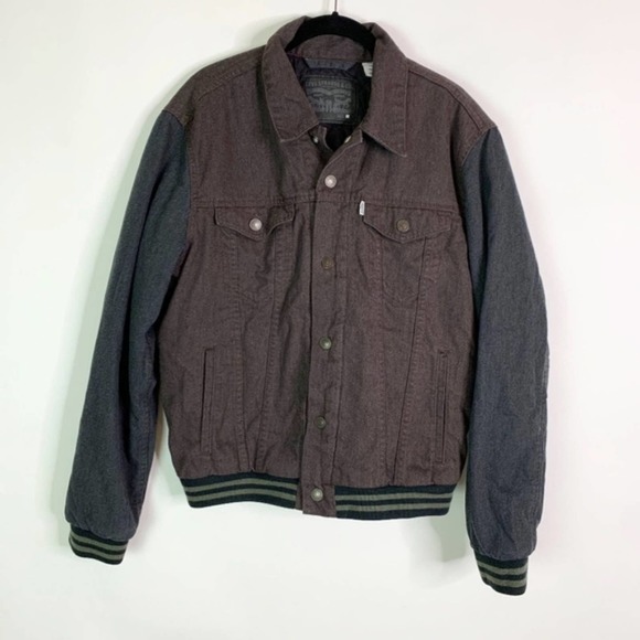 Levi's Bomber Jacket Men's Med Snap Button